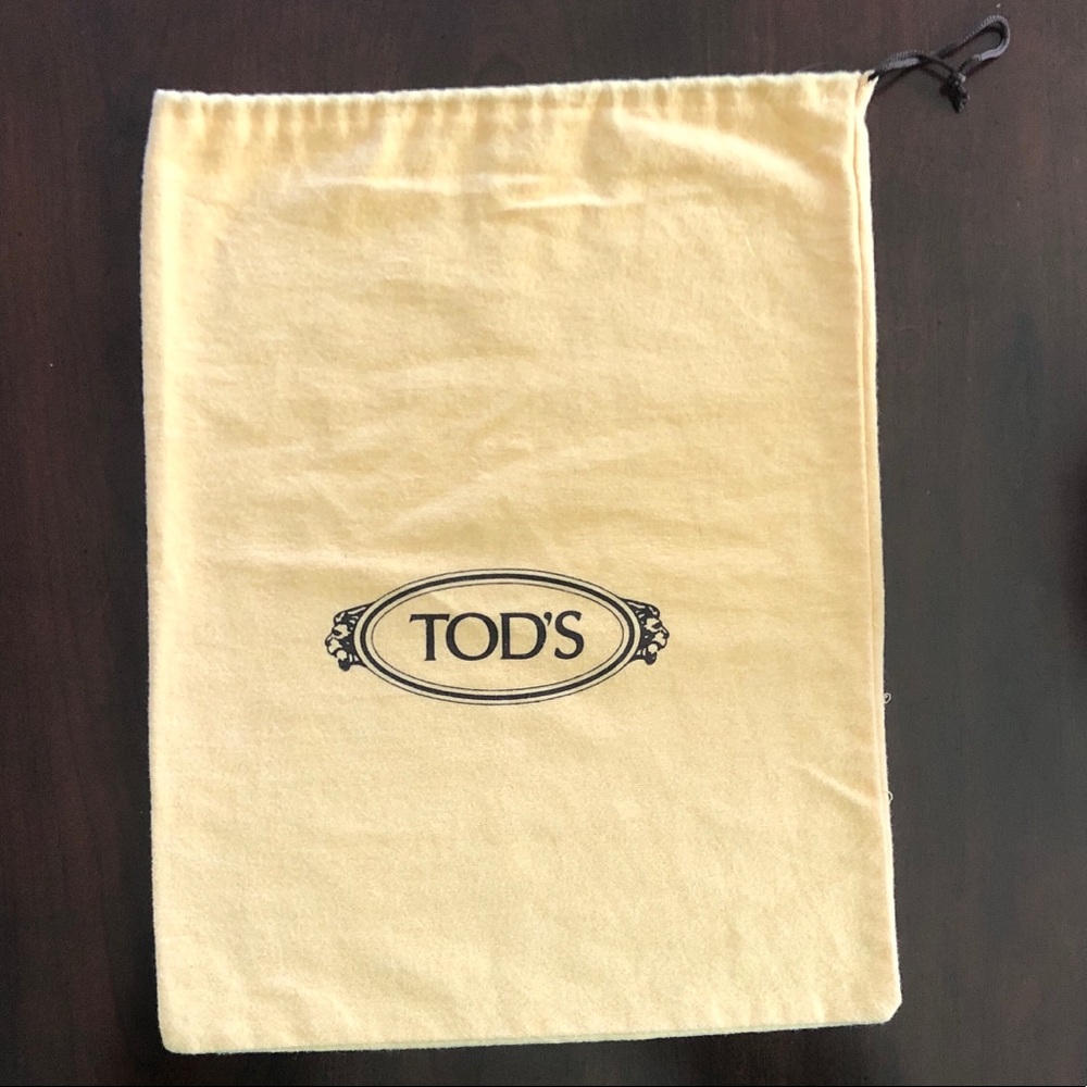 Rare Vintage Creamy Yellow Tod’s Dust Bag